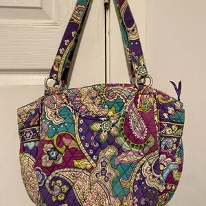 Vera Bradley Coloristic Canvas Quilted Shoulder Bag Very Beautiful